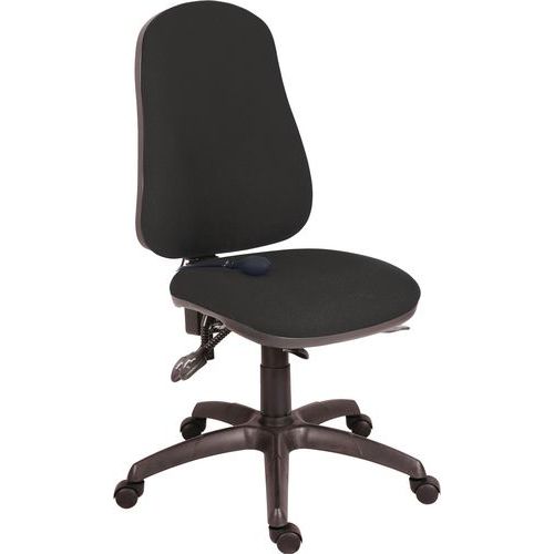 Chaise ergonomique à dossier haut pour utilisation permanente avec ressort lombaire - Turaco Chaise ergonomique à dossier haut pour utilisation permanente avec ressort lombaire - Turaco