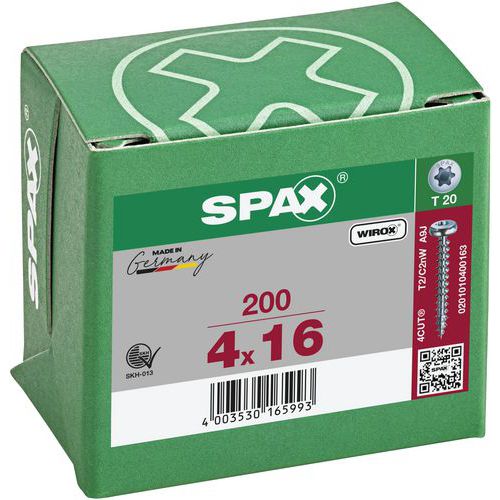 Doos met 200 universele bolkopschroeven TX Ø 4 à 5 mm - Spax Doos met 200 universele bolkopschroeven TX Ø 4 à 5 mm - Spax
