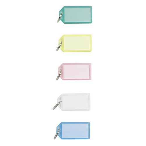 Sleutelhanger met klep - 5 kleuren - Set van 5 - Sign Sleutelhanger met klep - 5 kleuren - Set van 5 - Sign