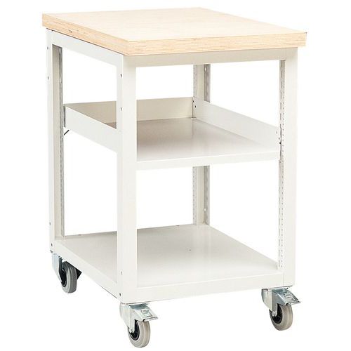 Gereedschapswagen Modul - 2 legborden, breedte 52 cm Gereedschapswagen Modul - 2 legborden, breedte 52 cm