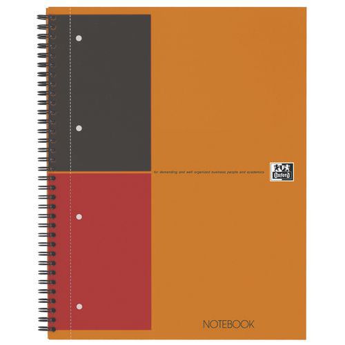 Lot De 10 Cahiers à Spirales Hamelin Paperbrands Oxford - Format A4, 80 Feuilles 5 Mm, Papier 90 G/m² Lisse