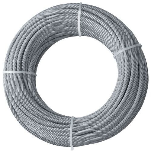 Câble en acier inoxydable en couronne - 50 mètres