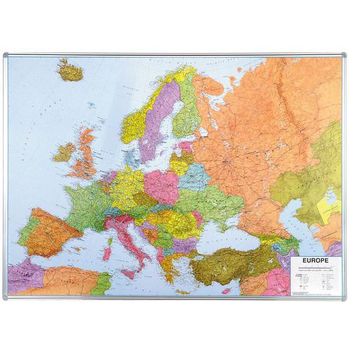 schipper echo Kapper Magnetische kaart van Europa | Manutan