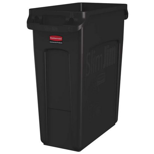 Afvalverzamelaar Slim Jim ventilatie Bruin - 60 l Rubbermaid Afvalverzamelaar Slim Jim ventilatie Bruin - 60 l Rubbermaid