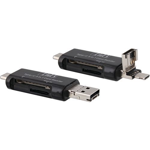 Lecteur carte SD et micro SD 3 en 1 - TNB Lecteur carte SD et micro SD 3 en 1 - TNB