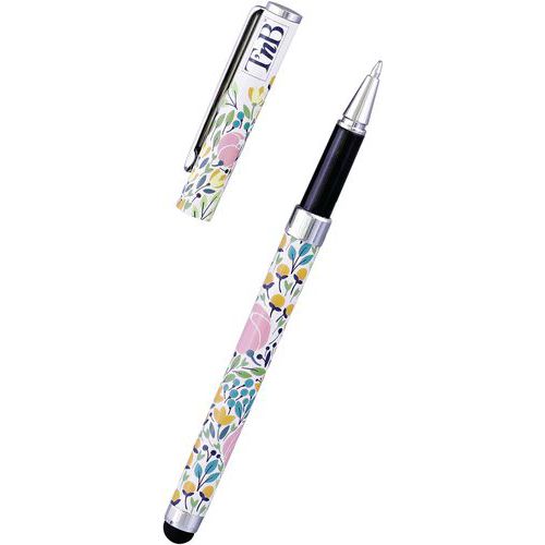 Stylet stylo tactile universel 2 en 1 flowers Exclusiv - TNB Stylet stylo tactile universel 2 en 1 flowers Exclusiv - TNB