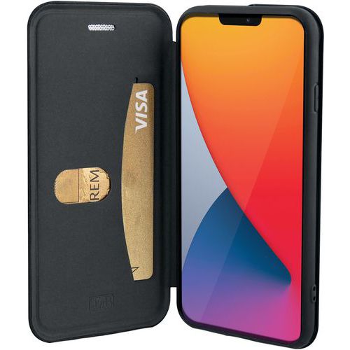 Kunstleder hoes Premium voor iPhone 12 Mini - T'nB Kunstleder hoes Premium voor iPhone 12 Mini - T'nB