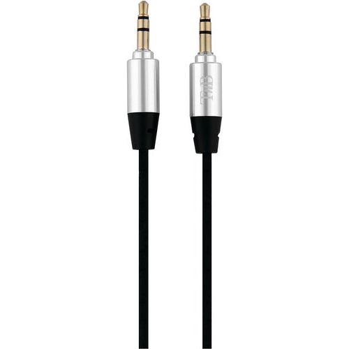 Kabel gevlochten jack 3,5mm mannelijk naar jack 3,5mm mannelijk - T'nB Kabel gevlochten jack 3,5mm mannelijk naar jack 3,5mm mannelijk - T'nB