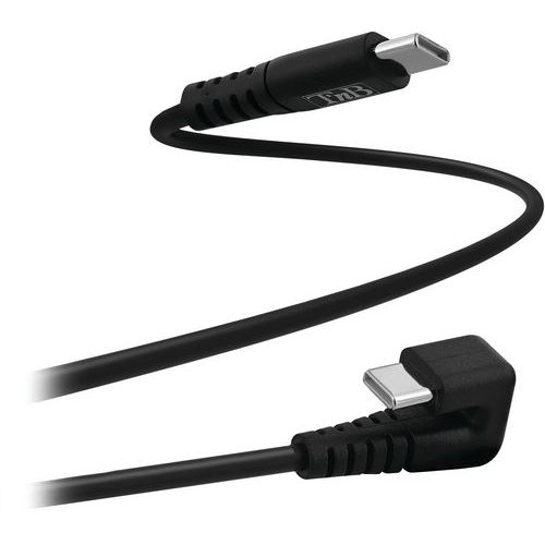 Cable USB-C connecteur coude 180° gaming - TNB Cable USB-C connecteur coude 180° gaming - TNB