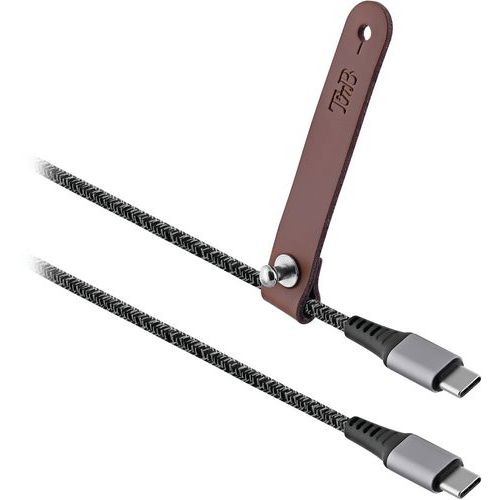 Cable USB-C connecteurs finition aluminium Premium - TNB Cable USB-C connecteurs finition aluminium Premium - TNB