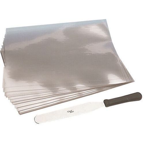 Gitaarvel van pvc voor bewerken van chocolade - Set van 100 - Matfer Gitaarvel van pvc voor bewerken van chocolade - Set van 100 - Matfer