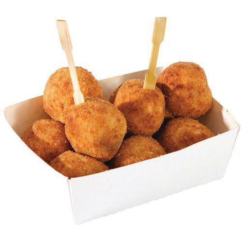 Barquette en carton blanc ingraissable - Lot de 250 - Matfer Flo Barquette en carton blanc ingraissable - Lot de 250 - Matfer Flo