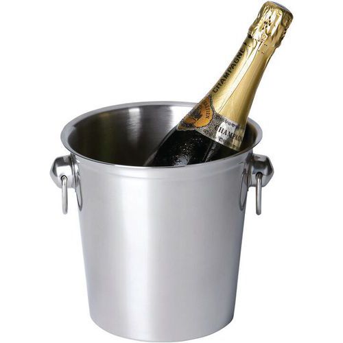 Champagne-emmer van staal - In Situ Champagne-emmer van staal - In Situ