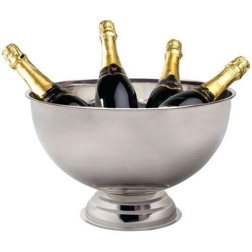 Champagne bowl van roestvrij staal 10,5L - In Situ Champagne bowl van roestvrij staal 10,5L - In Situ