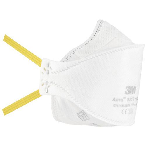 Demi-masque respiratoire pliable antipoussières Aura 9300