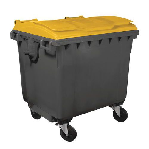 Conteneur à déchet 4 Roues - 1100L - Mobil Plastic Conteneur à déchet 4 Roues - 1100L - Mobil Plastic