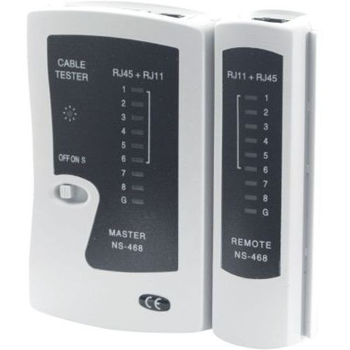 Tester RJ45 en RJ12 en RJ11 netwerk en telefonie Tester RJ45 en RJ12 en RJ11 netwerk en telefonie