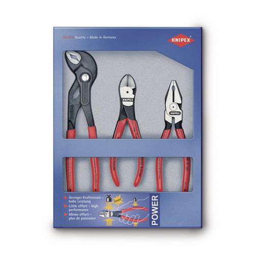 Assortiment de pinces pour maintenance - 3 pièces Assortiment de pinces pour maintenance - 3 pièces