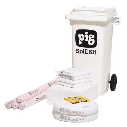 Container met absorptiemiddelen voor koolwaterstoffen - 80 l Container met absorptiemiddelen voor koolwaterstoffen - 80 l