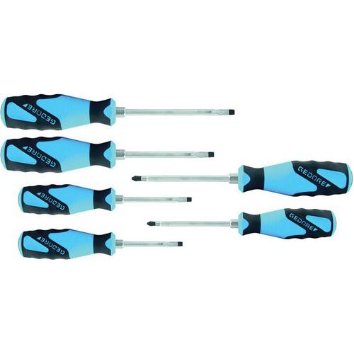 Schroevendraaierset 3C met slagkap 6-delig K2154PH-06 - Gedore Schroevendraaierset 3C met slagkap 6-delig K2154PH-06 - Gedore