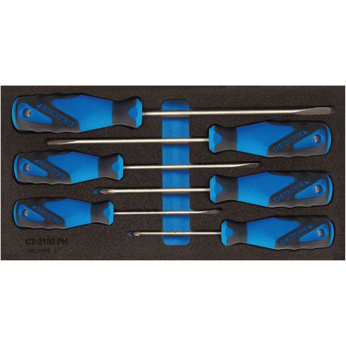 Schroevendraaierset in 1/3 Check-Tool-module 1500CT1-2150PZ - Gedore Schroevendraaierset in 1/3 Check-Tool-module 1500CT1-2150PZ - Gedore