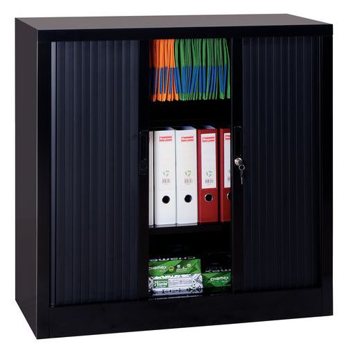Lage roldeurkast set - Breedte 100 cm - Manutan Expert Lage roldeurkast set - Breedte 100 cm - Manutan Expert