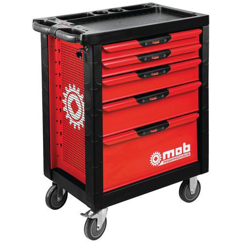 Servante Proliner 3 modules, 5 tiroirs - Mob Servante Proliner 3 modules, 5 tiroirs - Mob