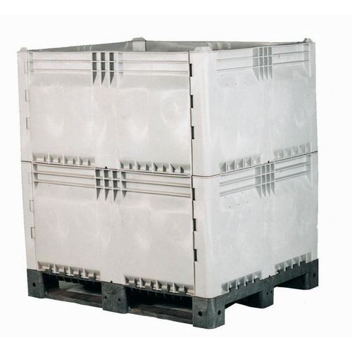 Kunststof palletkist, demonteerbaar Kunststof palletkist, demonteerbaar