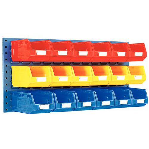 Wandpaneel met stapelbakken Kangoeroe Wandpaneel met stapelbakken Kangoeroe
