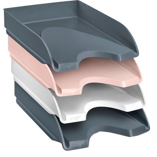 Set van 4 postbakjes Mineral, assorti - CEP Set van 4 postbakjes Mineral, assorti - CEP