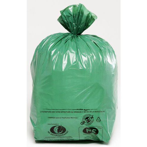 Sac-poubelle 50L PEbd recyclé NF Environnement - Déchet léger - Jetsac Sac-poubelle 50L PEbd recyclé NF Environnement - Déchet léger - Jetsac