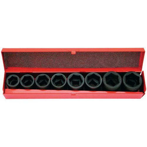 Krachtdoppenset 3/4 24 t/m 36 mm 8 delig - PTS Krachtdoppenset 3/4 24 t/m 36 mm 8 delig - PTS