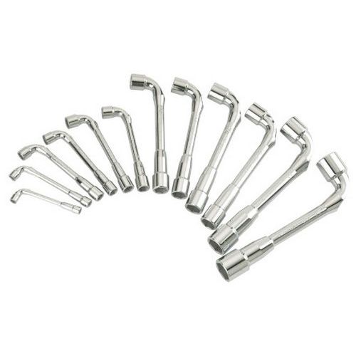 Jeu de 12 cles a pipe debouchees 6/12 pans Jeu de 12 cles a pipe debouchees 6/12 pans