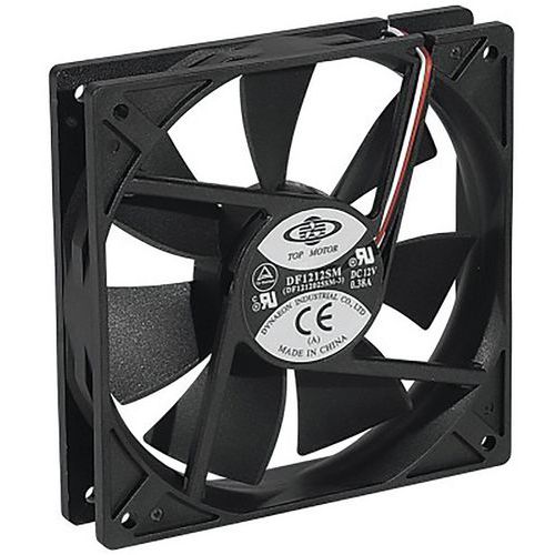 Ventilator pc-kast 12 volt 3 draden - 120 x 120 x 25 mm Ventilator pc-kast 12 volt 3 draden - 120 x 120 x 25 mm