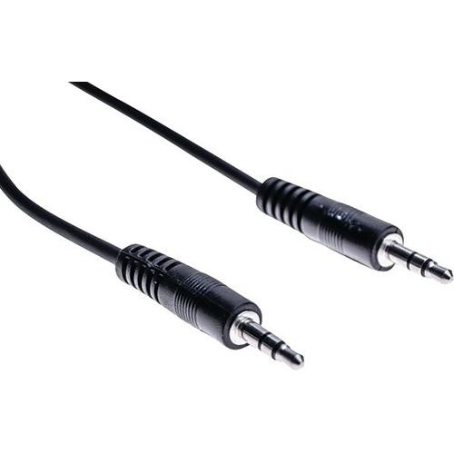 Stereokabel 3,5 mm jack zwart - 20 m Stereokabel 3,5 mm jack zwart - 20 m