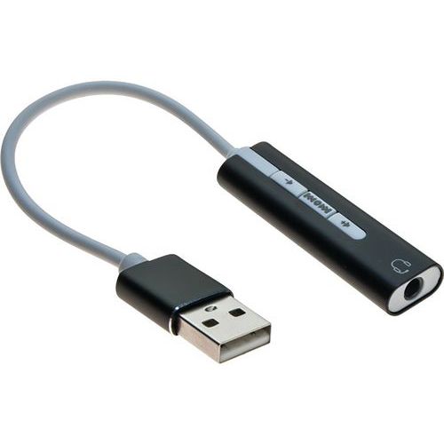 Carte son externe USB Jack unique triple bague Carte son externe USB Jack unique triple bague