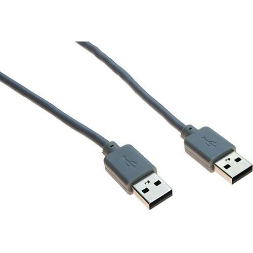 Cordon USB 2.0 type A et A gris - 2,0 m Cordon USB 2.0 type A et A gris - 2,0 m