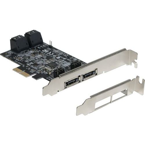 Pcie-kaart sata iii kaart 6GBPS 4 interne poorten en 2 esata ext Pcie-kaart sata iii kaart 6GBPS 4 interne poorten en 2 esata ext