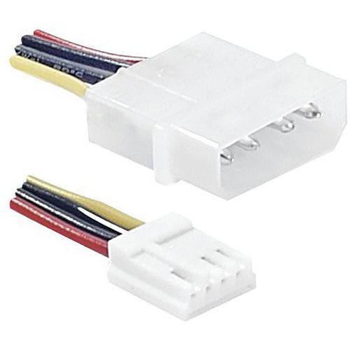 Voedingskabel Molex en Floppy - 20 cm Voedingskabel Molex en Floppy - 20 cm