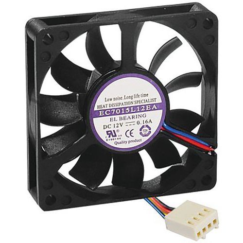 Ventilateur de rechange - 4 Fils PWM - 70x70x15 Ventilateur de rechange - 4 Fils PWM - 70x70x15