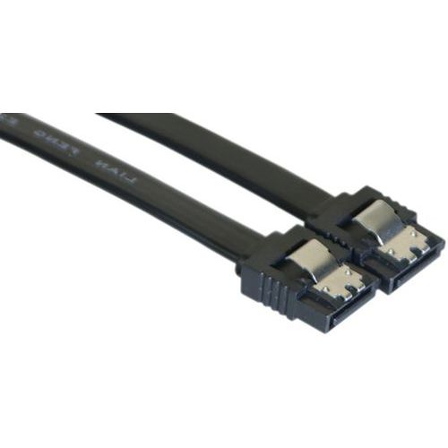 Kabel Slim sata - 6GB/s beveiligd (zwart) - 20 cm Kabel Slim sata - 6GB/s beveiligd (zwart) - 20 cm