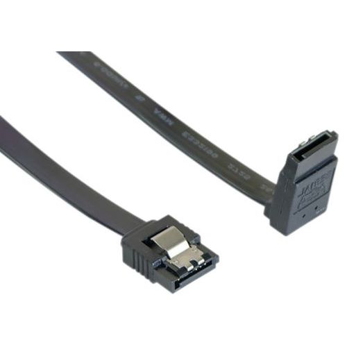 Kabel Slim sata 6GB/s haaks omhoog beveiligd (zwart) - 50 cm Kabel Slim sata 6GB/s haaks omhoog beveiligd (zwart) - 50 cm