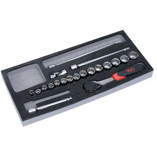 Module mousse 20 outils 3/8'' Module mousse 20 outils 3/8''