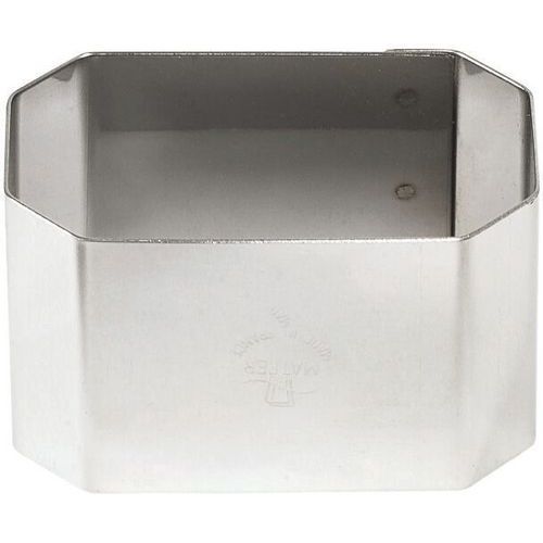 Nonnette rectangle vichy en inox - Lot de 4 - Matfer Nonnette rectangle vichy en inox - Lot de 4 - Matfer
