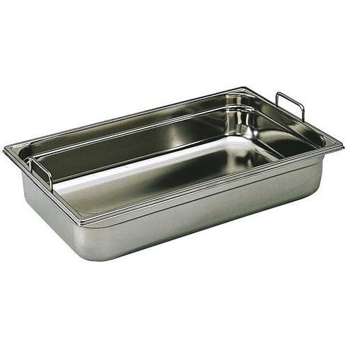 Bac gastronorme plein avec anse escamotable GN 1/1 - Matfer Bac gastronorme plein avec anse escamotable GN 1/1 - Matfer