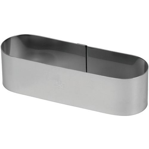 Cercle à entremets en inox Oblong - Matfer Cercle à entremets en inox Oblong - Matfer