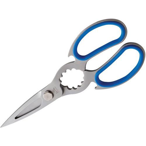 Ciseaux inox pro insert bleu - Matfer Ciseaux inox pro insert bleu - Matfer