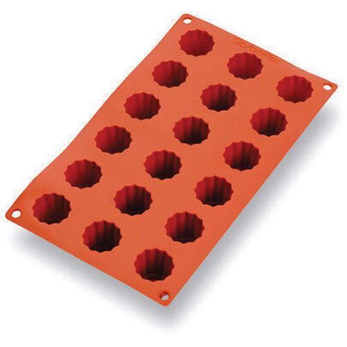 Bakvorm uit silicone voor 18 canelés bordelais Gastroflex - Matfer Bakvorm uit silicone voor 18 canelés bordelais Gastroflex - Matfer