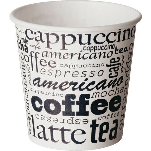 Beker van karton coffee tea cappuccino - Set van 2.500 - Matfer Flo Beker van karton coffee tea cappuccino - Set van 2.500 - Matfer Flo