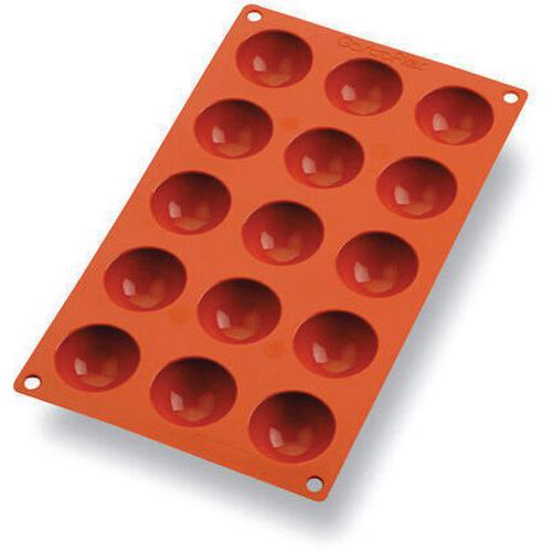 Plaque silicone de 15 demi-sphères Gastroflex - Matfer Plaque silicone de 15 demi-sphères Gastroflex - Matfer